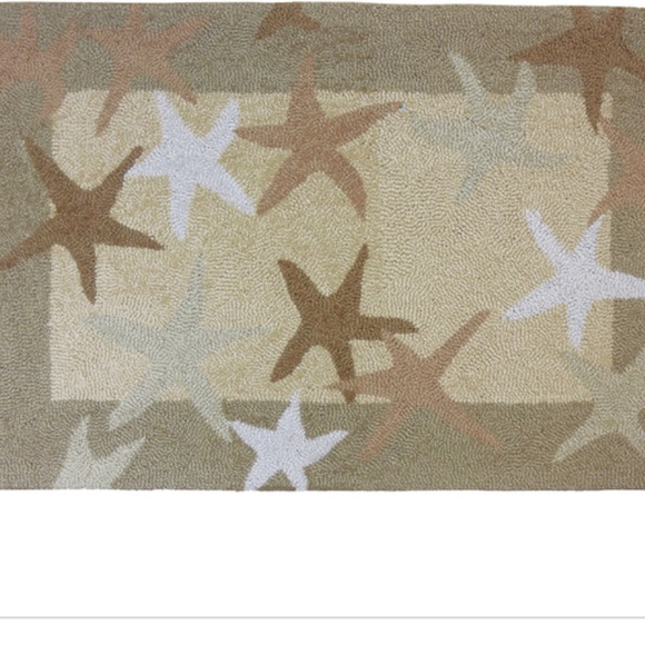 homefries Other - Natural colored starfish field rug